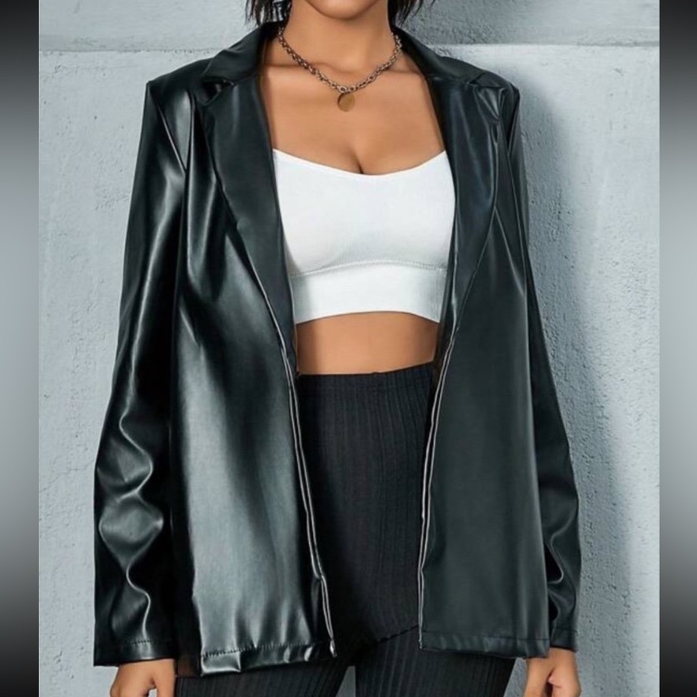 Black Leather Jacket - image 1